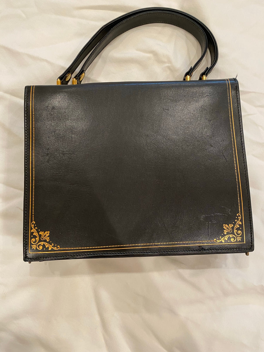 1950's Gilded Leather Purse