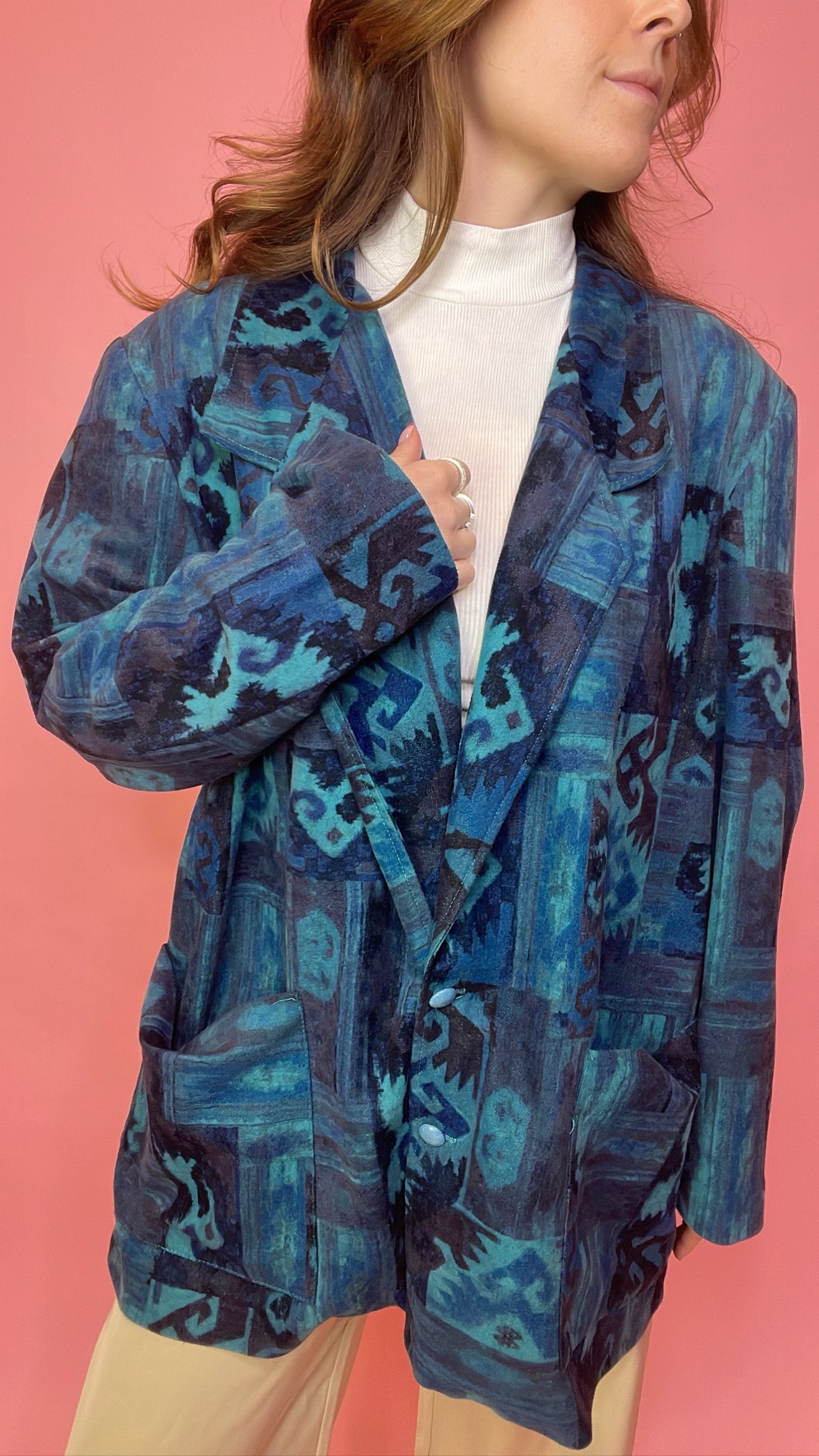 The Jackie Blazer, 1990’s, 46” Bust, As Is