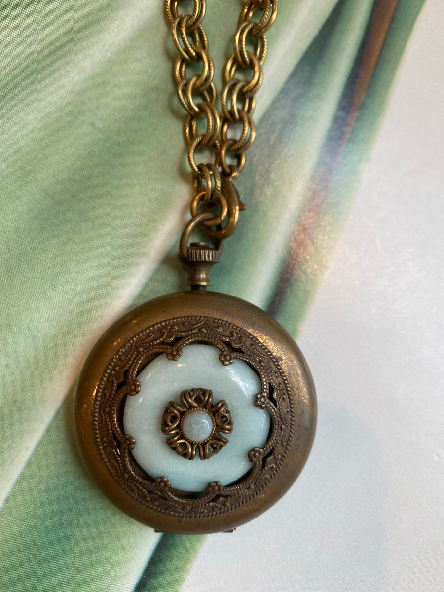 Old Fashioned Brass Locket