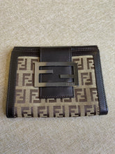 Load image into Gallery viewer, Fendi, Zucchino FF Logo Compact Wallet, 35