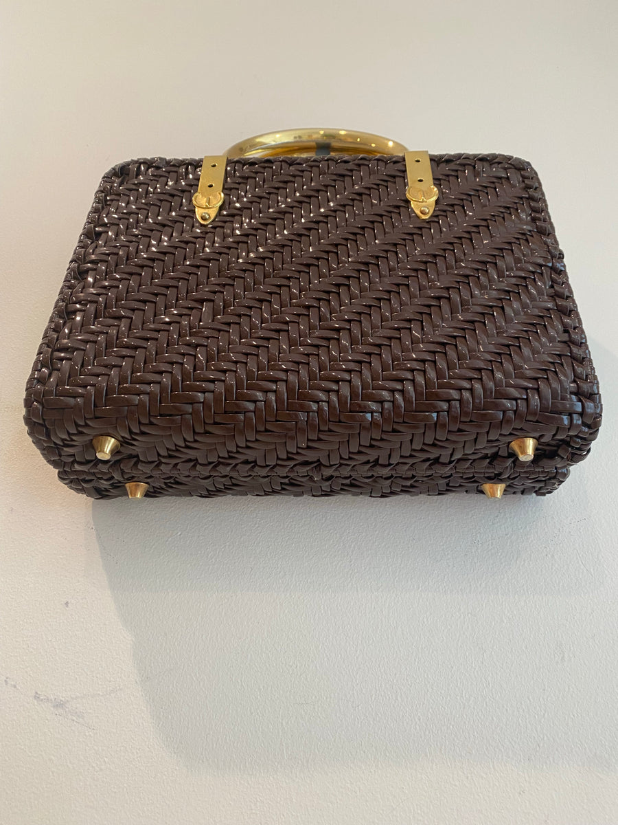 Woven Box Purse, 1960's