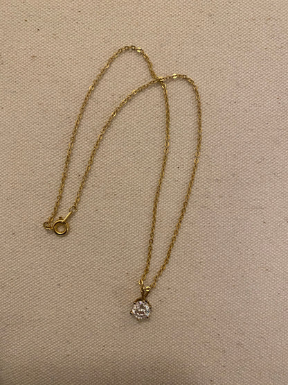 Diamond drop necklace, 1990’s