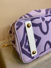 Load image into Gallery viewer, Louis Vuitton White and Purple Monogram Tahitienne Cabas PM, 9