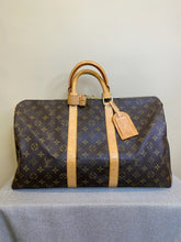 Load image into Gallery viewer, Louis Vuitton, Keepall Bandouliere 50 Vintage Duffle, 14