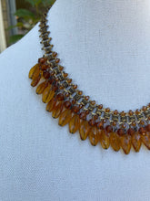 Load image into Gallery viewer, Amber Art Deco Necklace