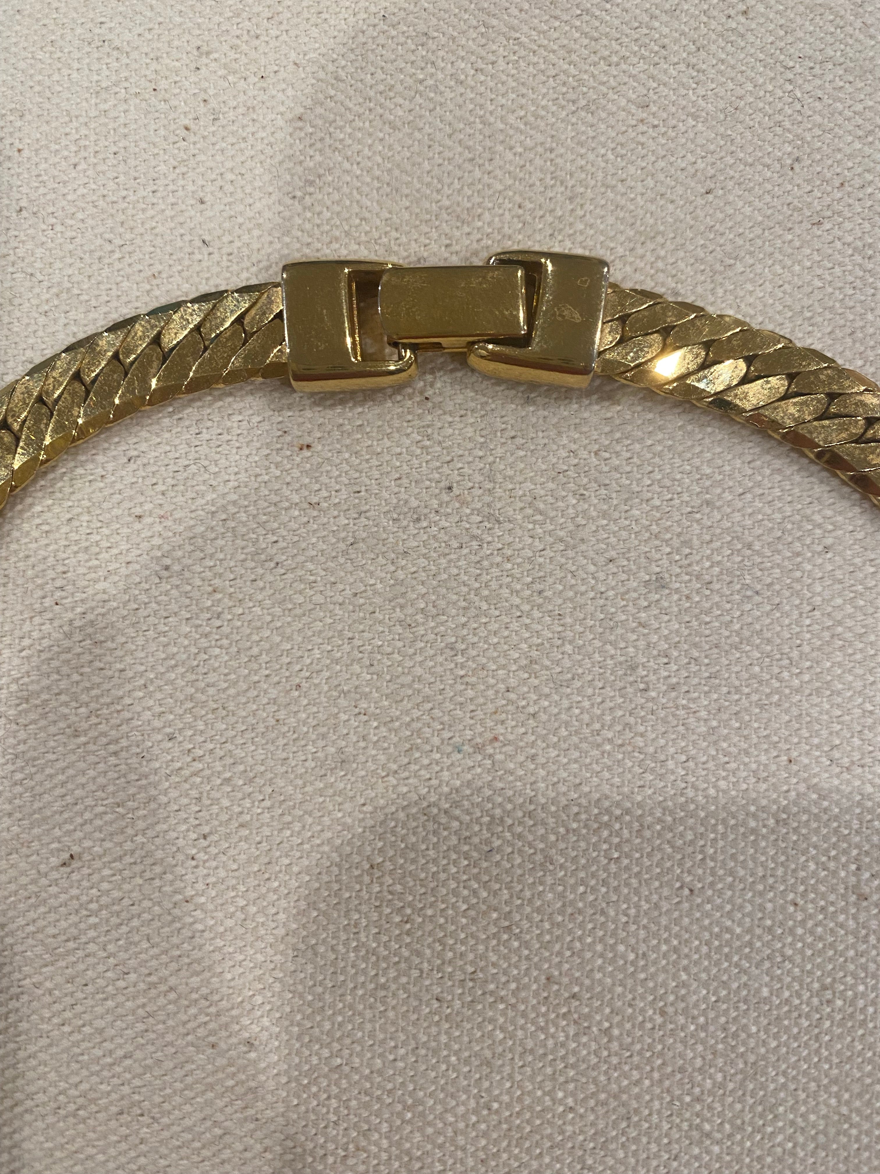 Gold Tone Curb Chain, 1980's