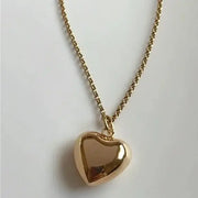 Puffy Heart Necklace