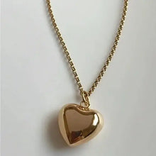 Load image into Gallery viewer, Puffy Heart Necklace