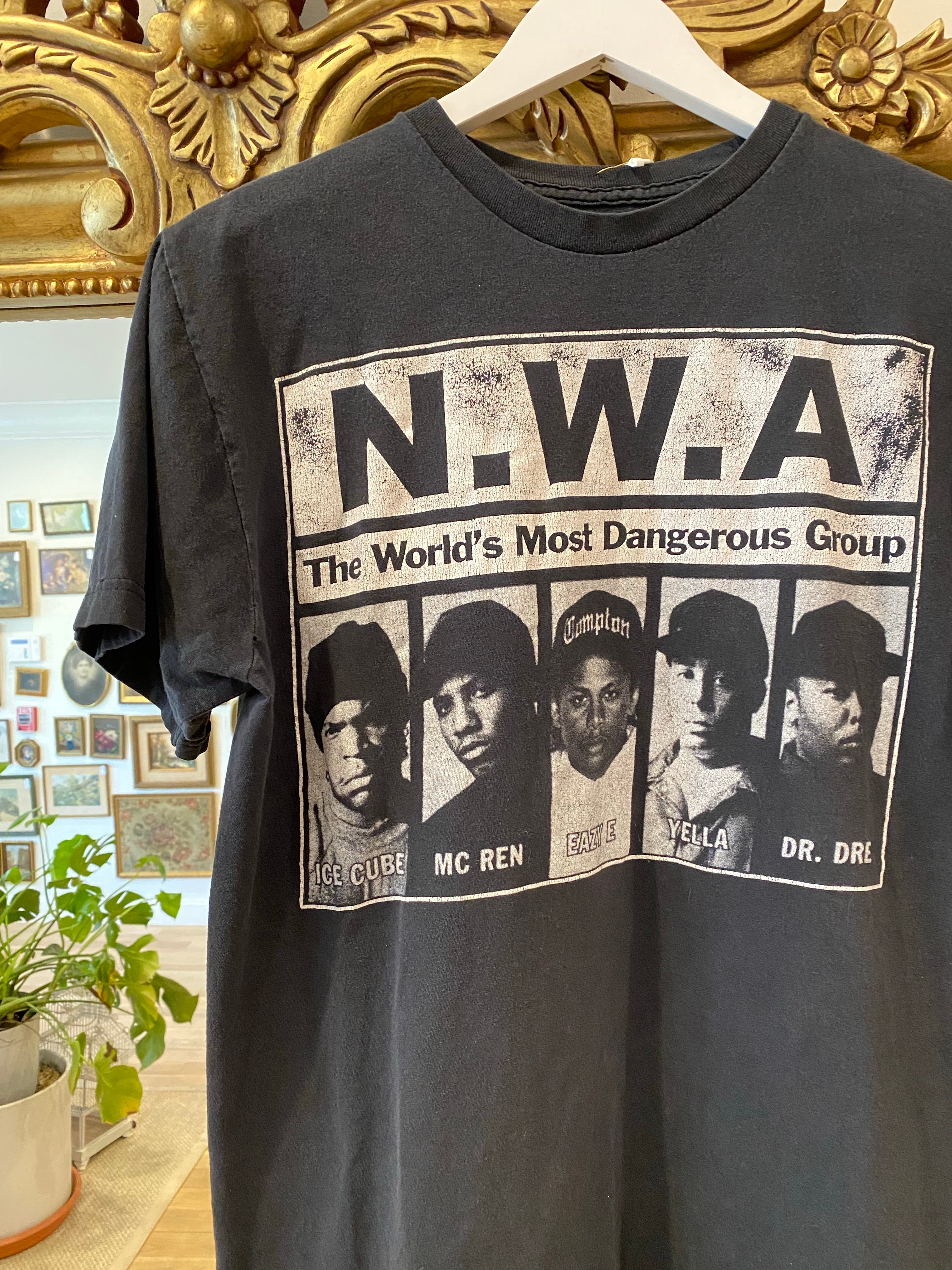 Distressed N.W.A. Merch Tee