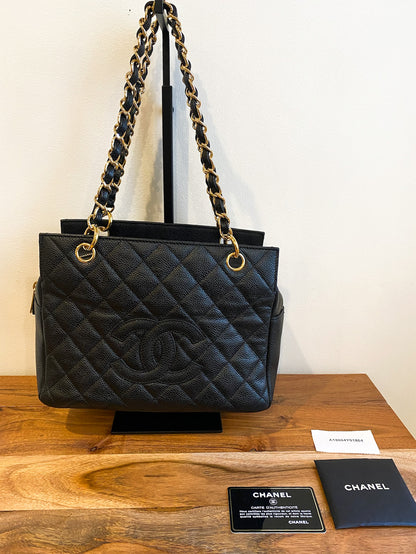 Chanel Caviar Quilted Petit Timeless Tote