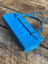 Load image into Gallery viewer, Little blue leather handbag, 1960's