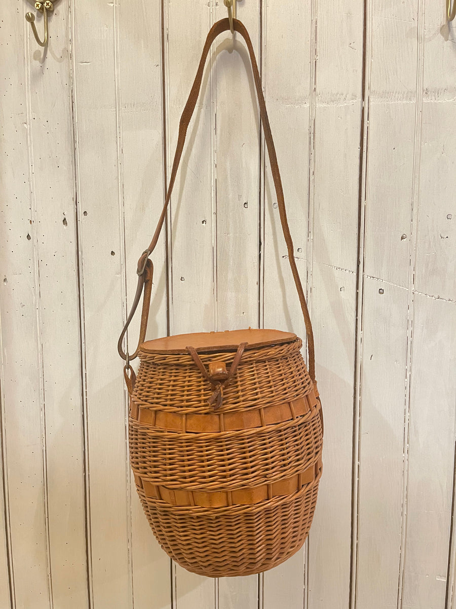 Wicker Bucket Bag