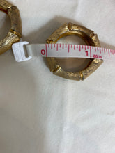 Load image into Gallery viewer, Small Bamboo Clip On Earrings, 1970’s