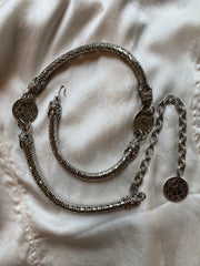 Silver Coin Chain Belt