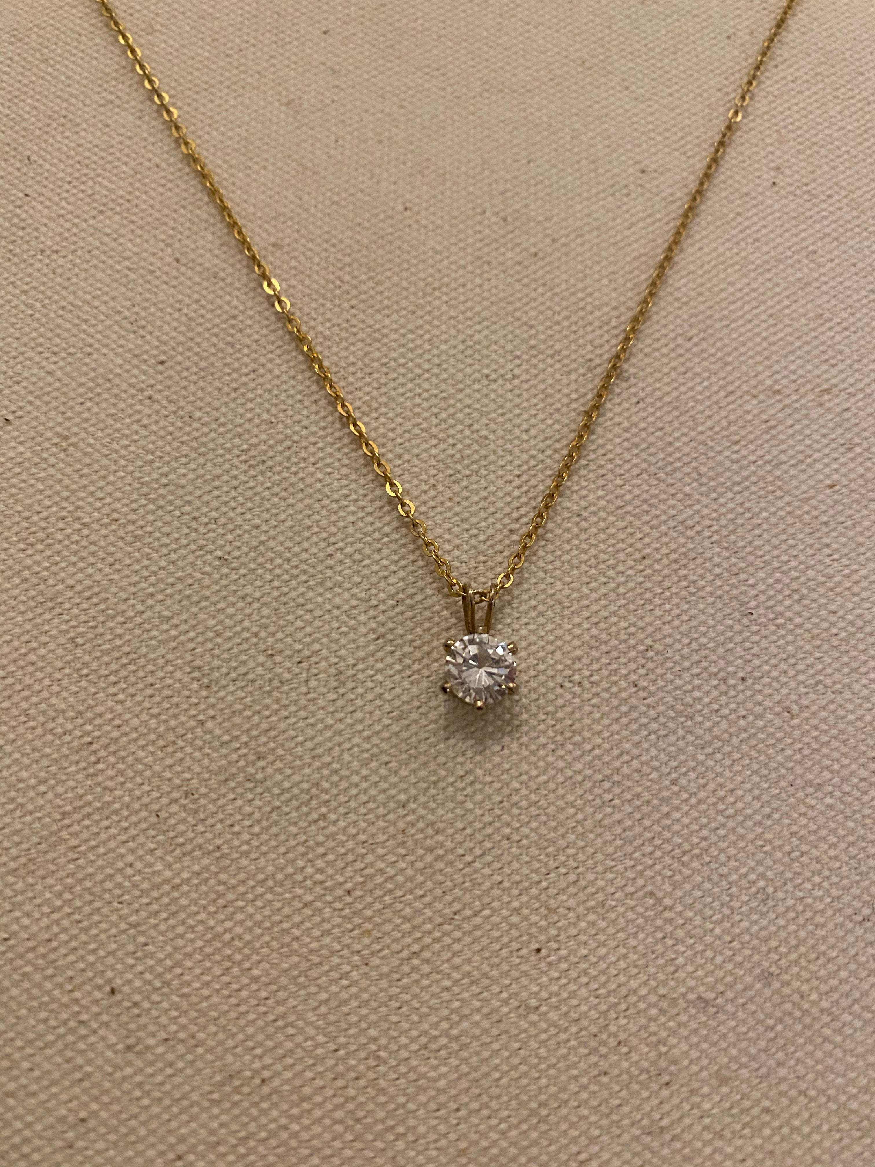 Diamond drop necklace, 1990’s