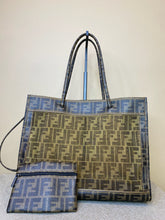 Load image into Gallery viewer, Fendi, Brown Zucca Mesh Tote, 24
