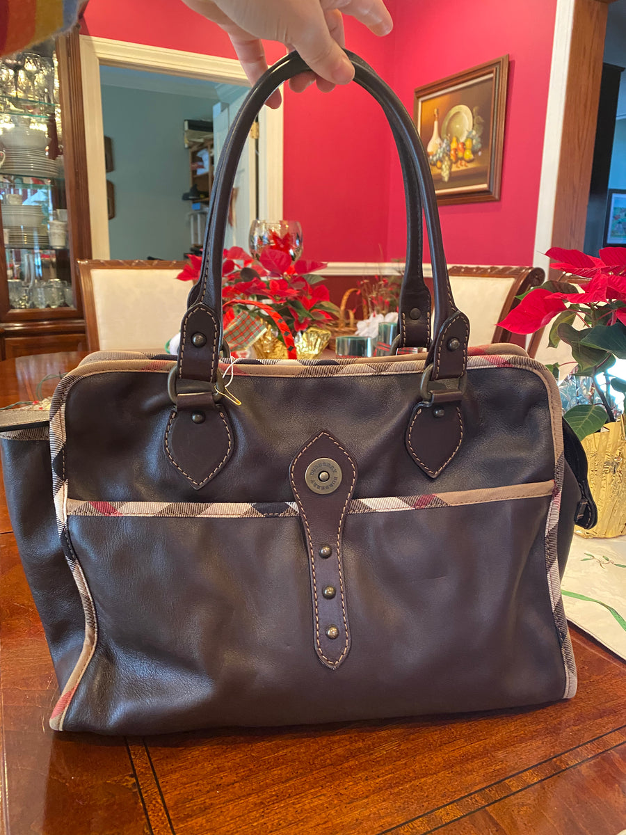 Burberry, Large Leather Tote, 40