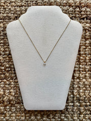 Triangle Diamond Necklace