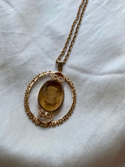 Jewel Cameo Necklace