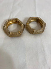 Load image into Gallery viewer, Small Bamboo Clip On Earrings, 1970’s
