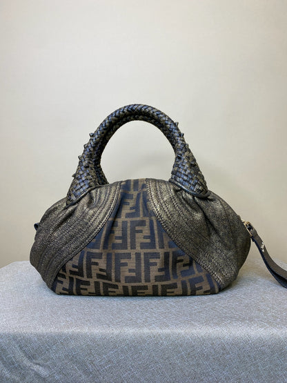 Fendi, Bauletto Spy Zucca Bronze handbag, 20