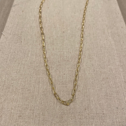 Paper clip chain