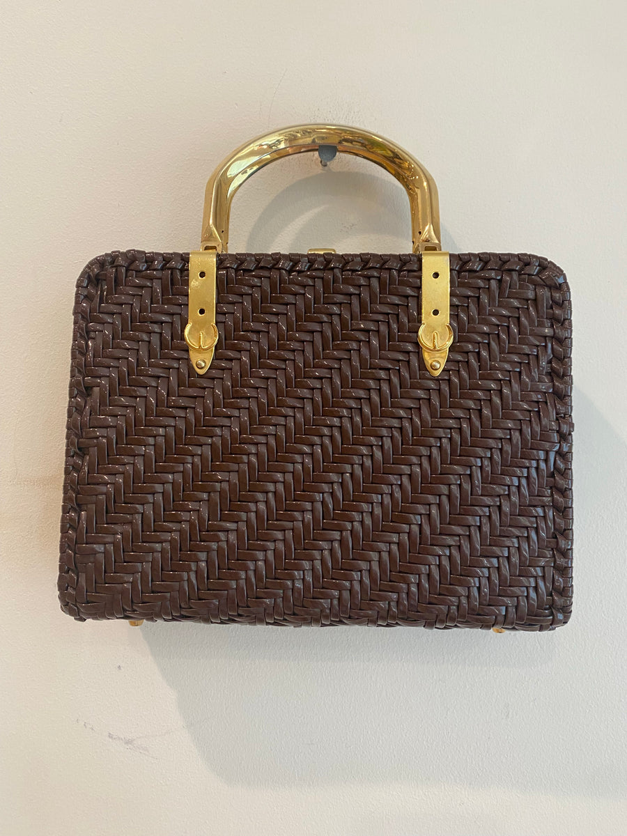 Woven Box Purse, 1960's