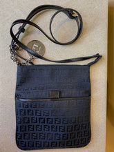 Load image into Gallery viewer, Fendi, Black Zucchino Canvas Forever Crossbody, 1