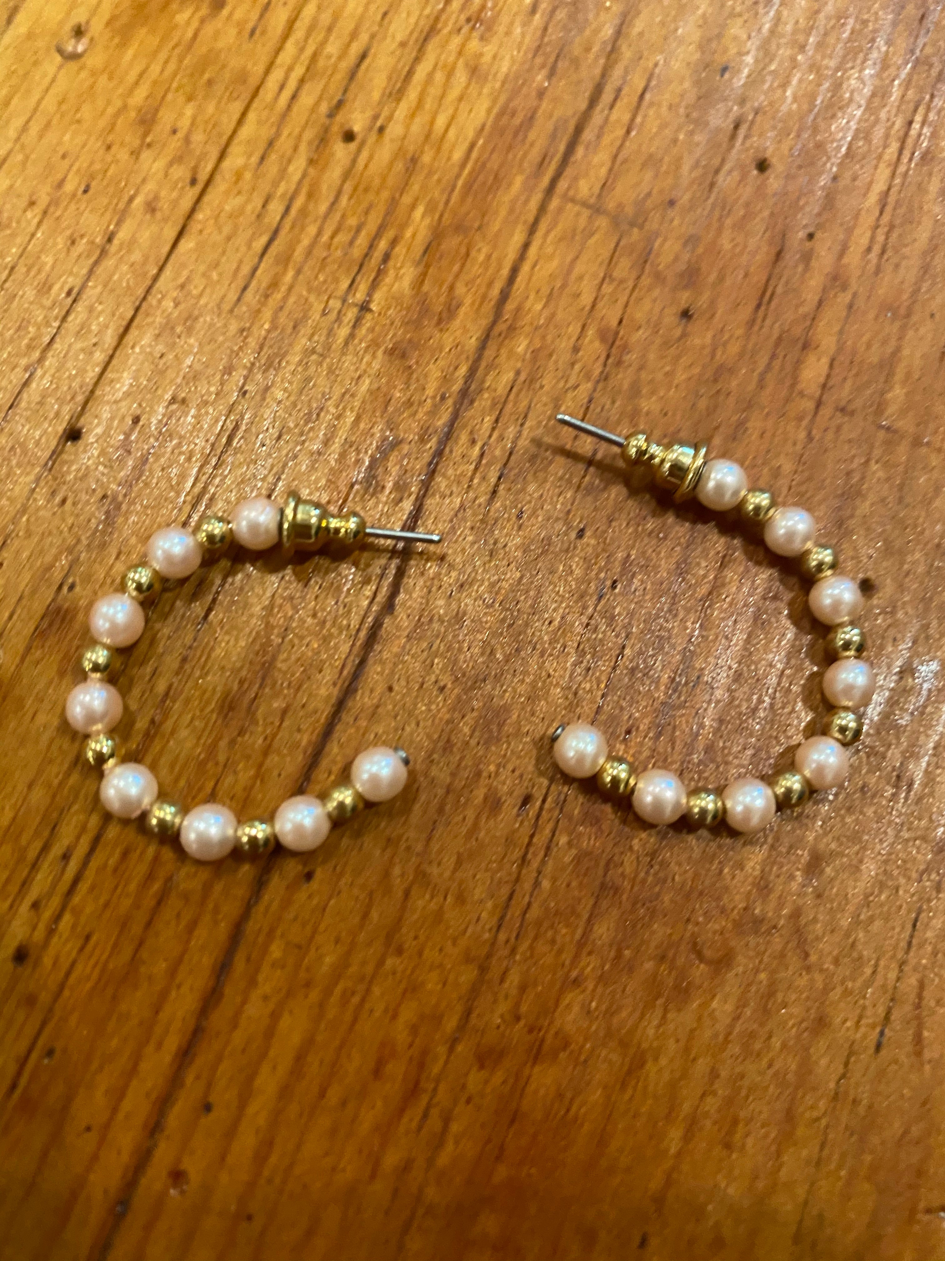 Pearl Hoops