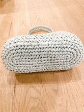 Load image into Gallery viewer, "It's in the Bag" Blue Woven Handbag
