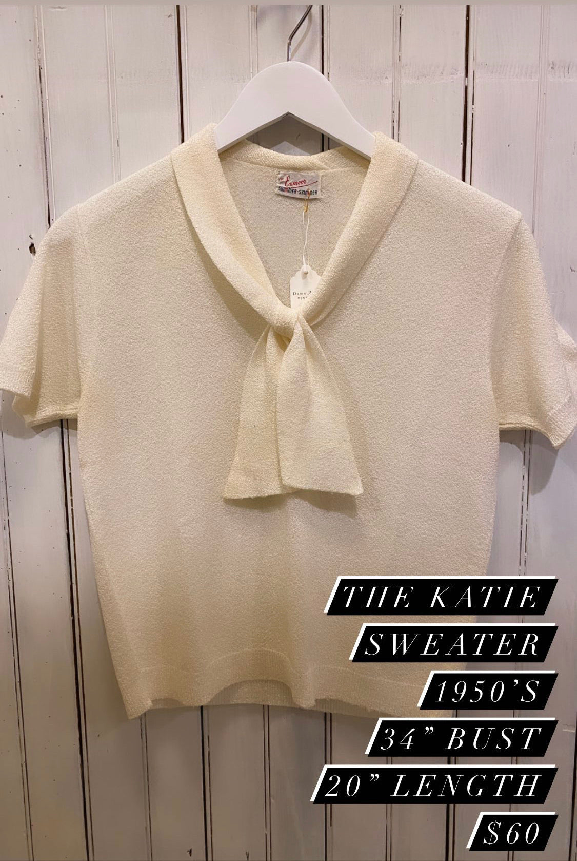 The Katie Sweater, 1950’s