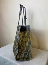 Load image into Gallery viewer, Fendi, Brown Zucca Mesh Tote, 24
