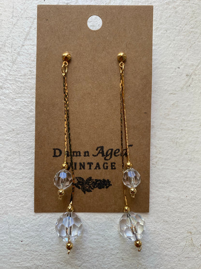 Crystal Drop Dangle Earrings
