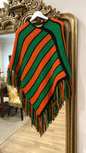 Load image into Gallery viewer, Groovy Handmade Poncho, 1960’s
