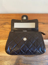 Load image into Gallery viewer, Chanel Chocolate Brown Quilted Flap Cosmetic Case