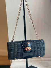 Black Wicker Bag