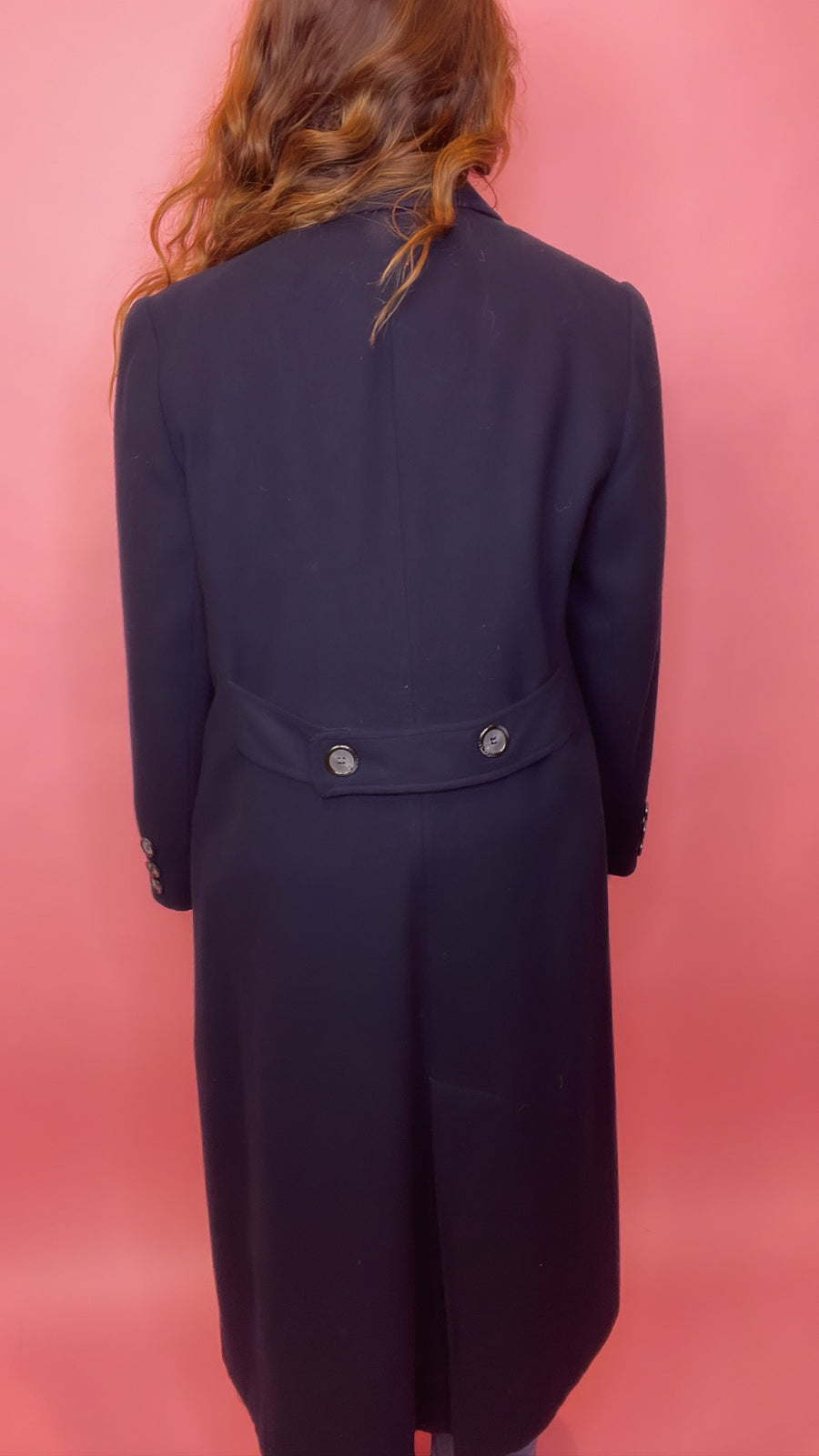 Marino Navy Coat, 1970's