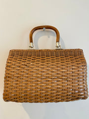 Wicker Basket Handbag