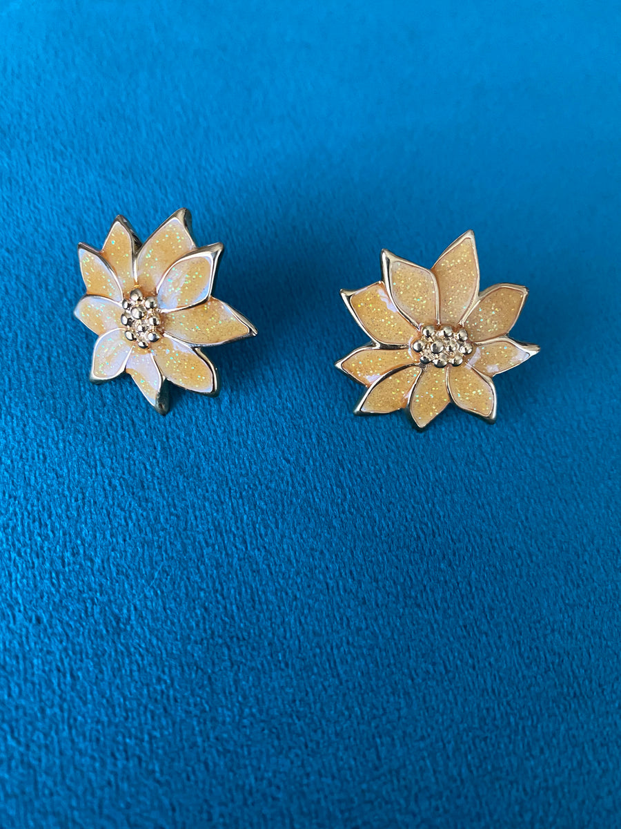 1960’s sunflower earrings