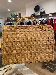 Wicker Basket Bag, 1970’s