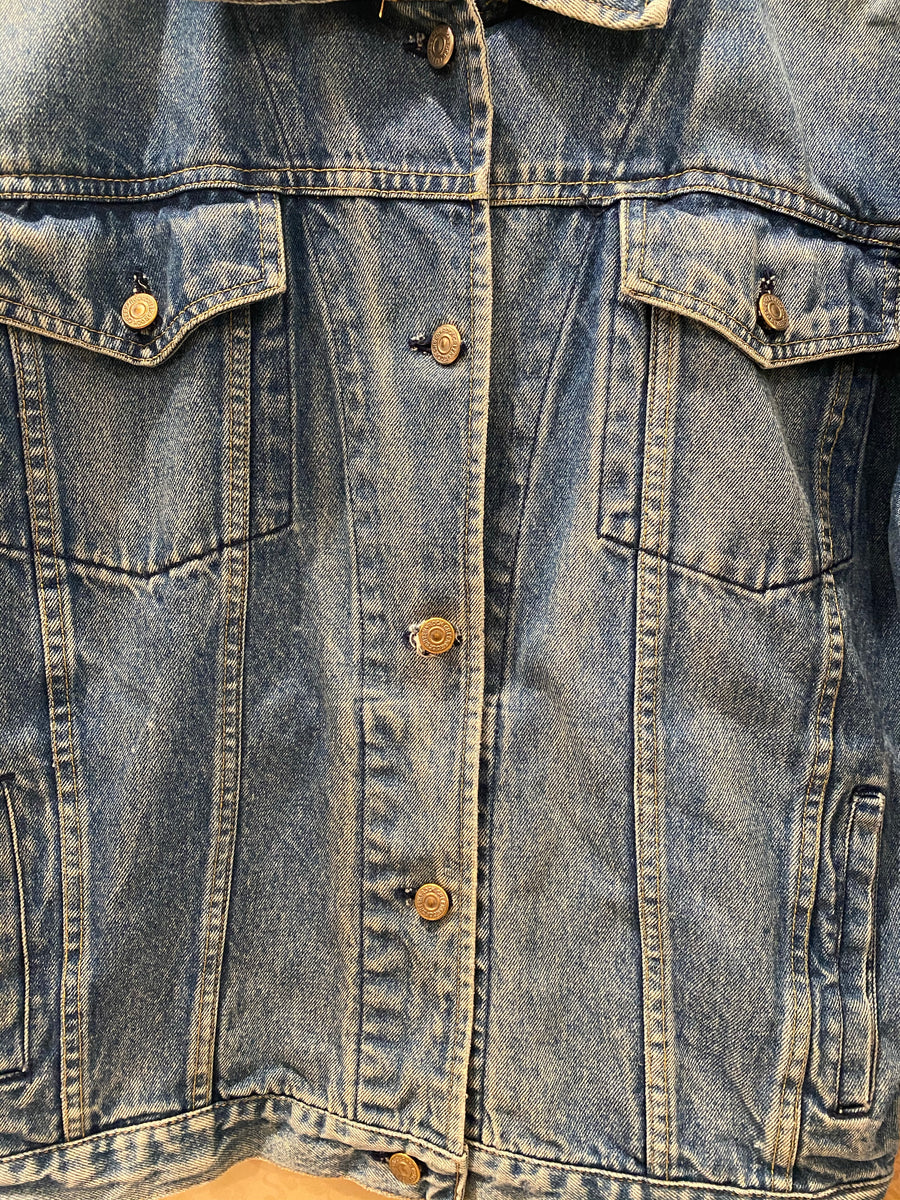 Distressed Denim Jacket, 1990s