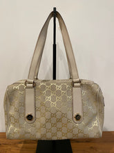 Load image into Gallery viewer, Gucci, Boston Bag Suede Leather Bag, 22