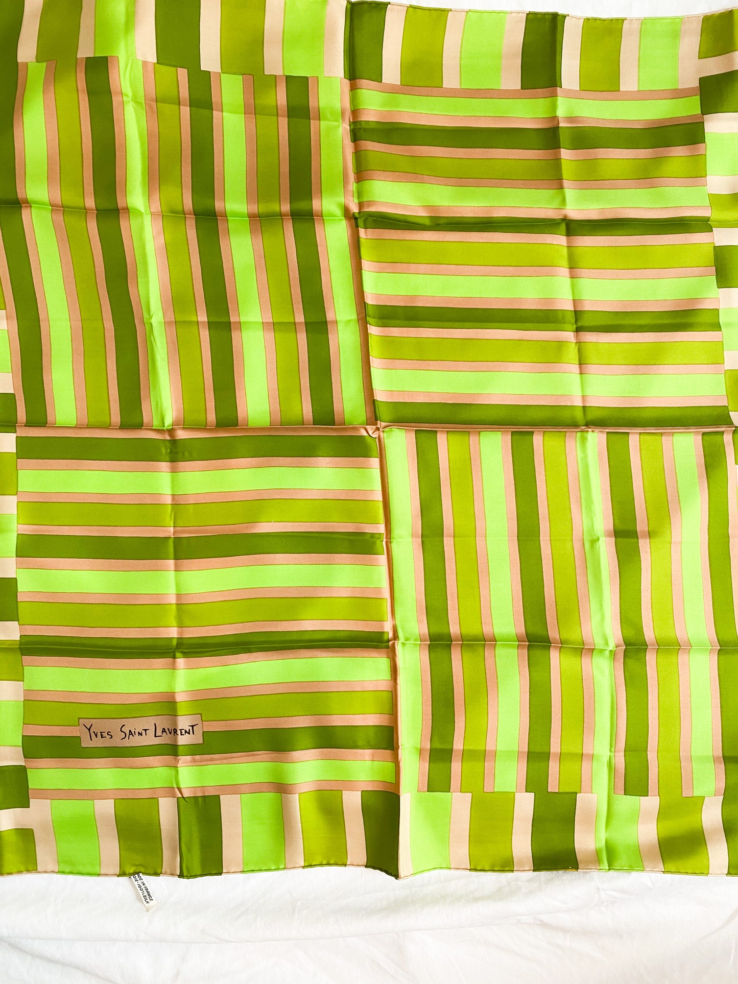 Many Shades of Green Scarf, 1960's