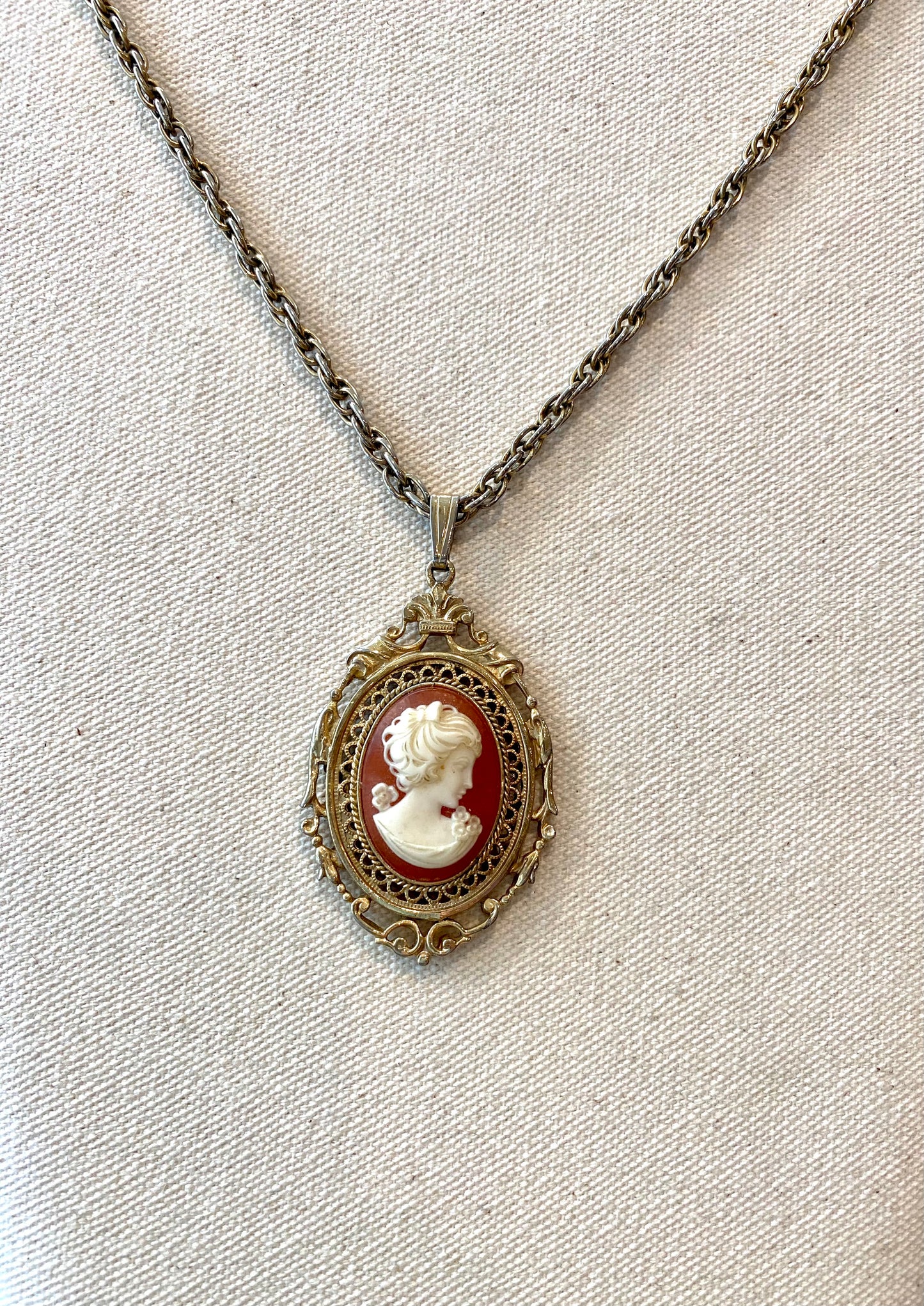 Oversized Cameo Necklace