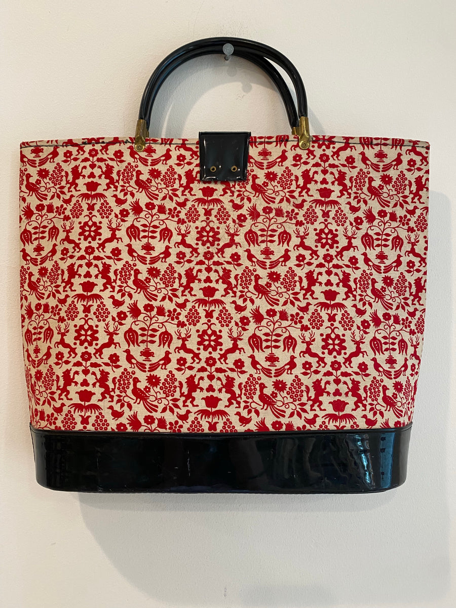 Printed Tote, 1950's