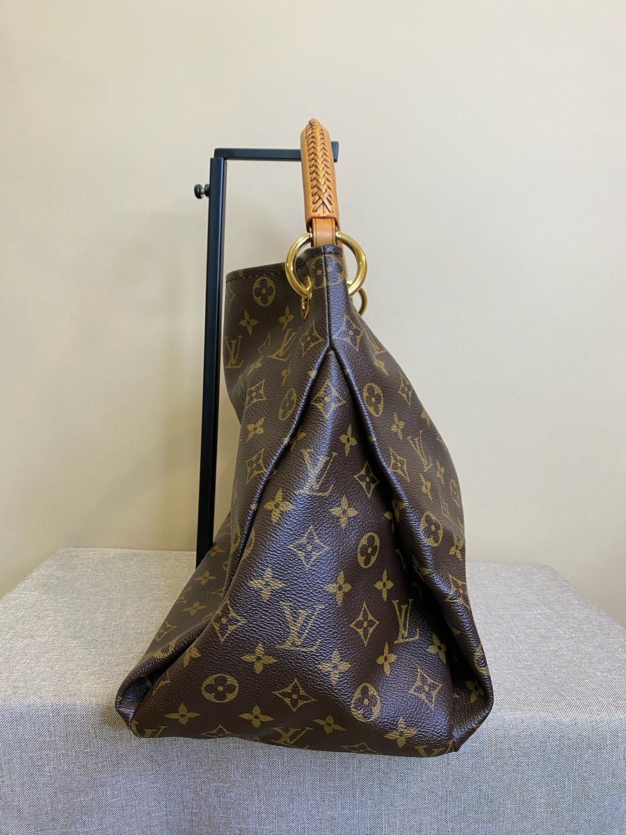 Louis Vuitton Artsy Monogram tote MM with braided handle, 13