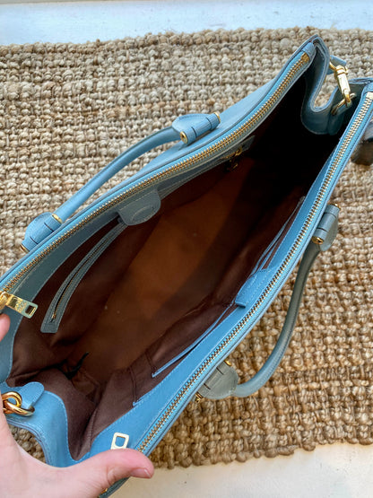 Large Sky Blue Tote