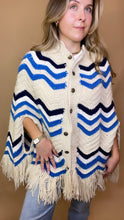 Load image into Gallery viewer, The Kate Poncho, 1970's