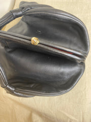 Buttery Black Leather Purse, 1970’s