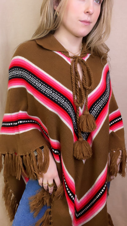 The Zoey Poncho, 1970's